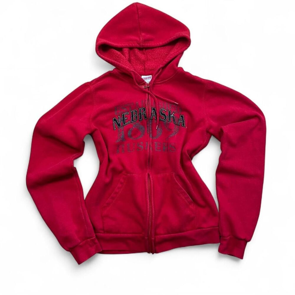 Soffe nebraska huskers Women's Red and Pink Hoodie